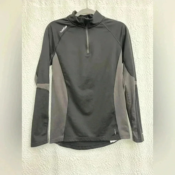 Wedze Stratermic Quarter Zip Black Gray Decathlon Size S Base Layer Ski Board - Picture 9 of 15